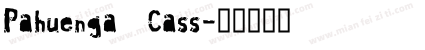 Pahuenga Cass字体转换